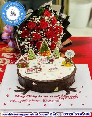 Bánh kem giáng sinh - top mẫu bánh noel đẹp